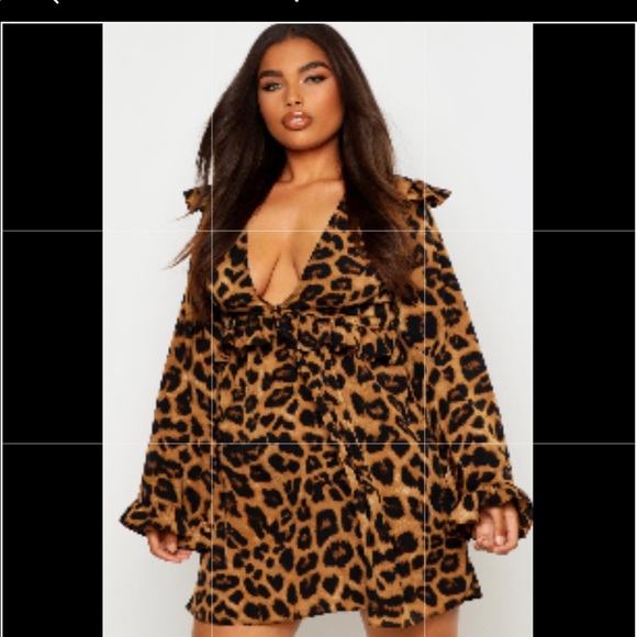 Leopard print smock dress - Picture 1 of 1